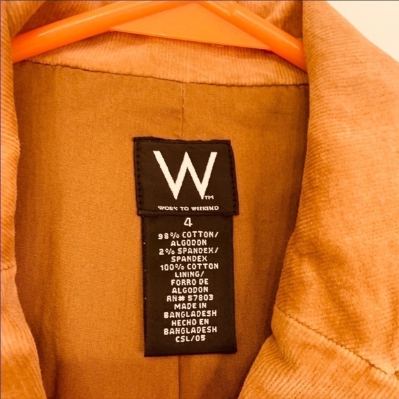 Vintage Golden 3-Button Worked-to-Weekend Jacket: Size 4 80s Style. - Picture 3 of 8